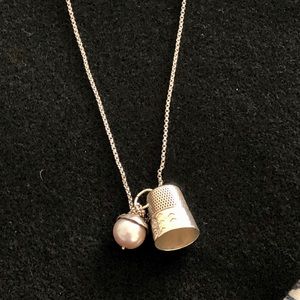 Sterling silver Peter Pan necklace